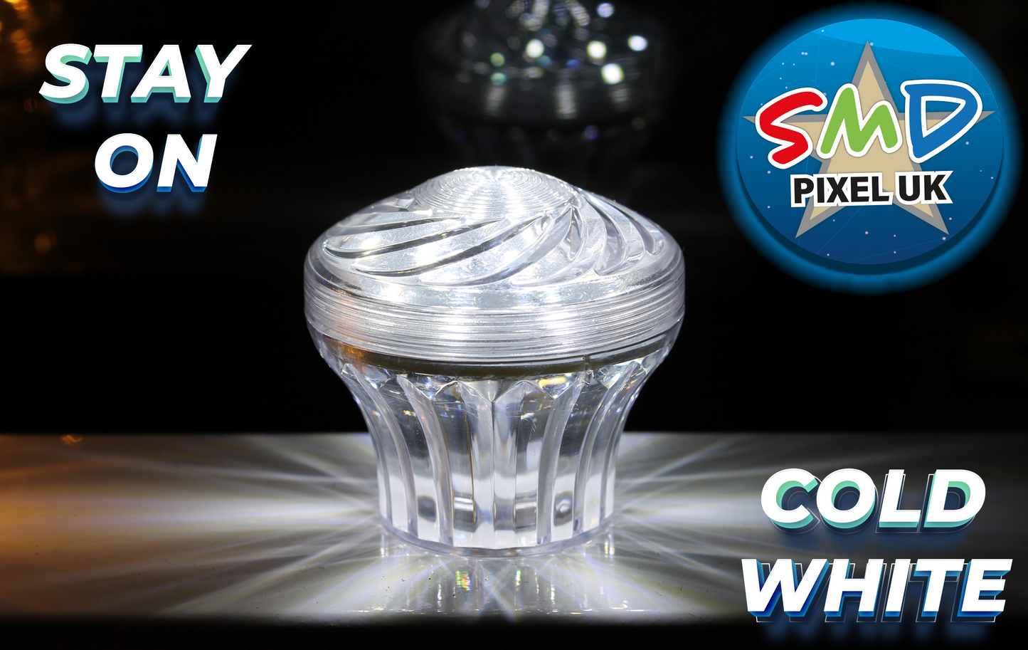 SMD LUX 360 60mm CABOCHON COLD WHITE STAY ON