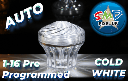 SMD LUX 360 60mm CABOCHON COLD WHITE AUTO - SMD Pixel UK LTD