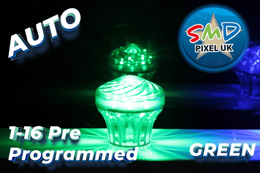 SMD LUX 360 60mm CABOCHON GREEN AUTO - SMD Pixel UK LTD