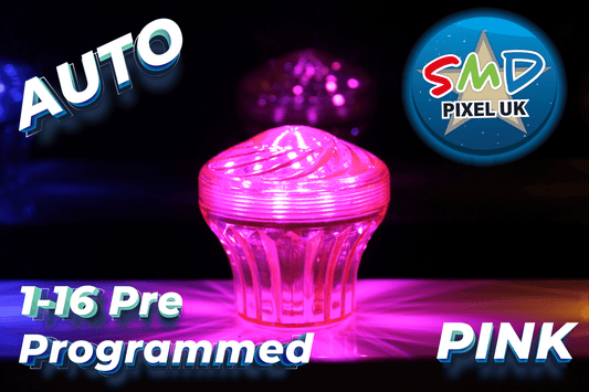 SMD LUX 360 60mm CABOCHON PINK AUTO - SMD Pixel UK LTD