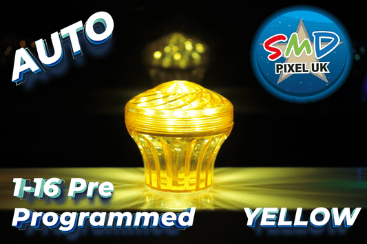 SMD LUX 360 60mm CABOCHON YELLOW AUTO - SMD Pixel UK LTD