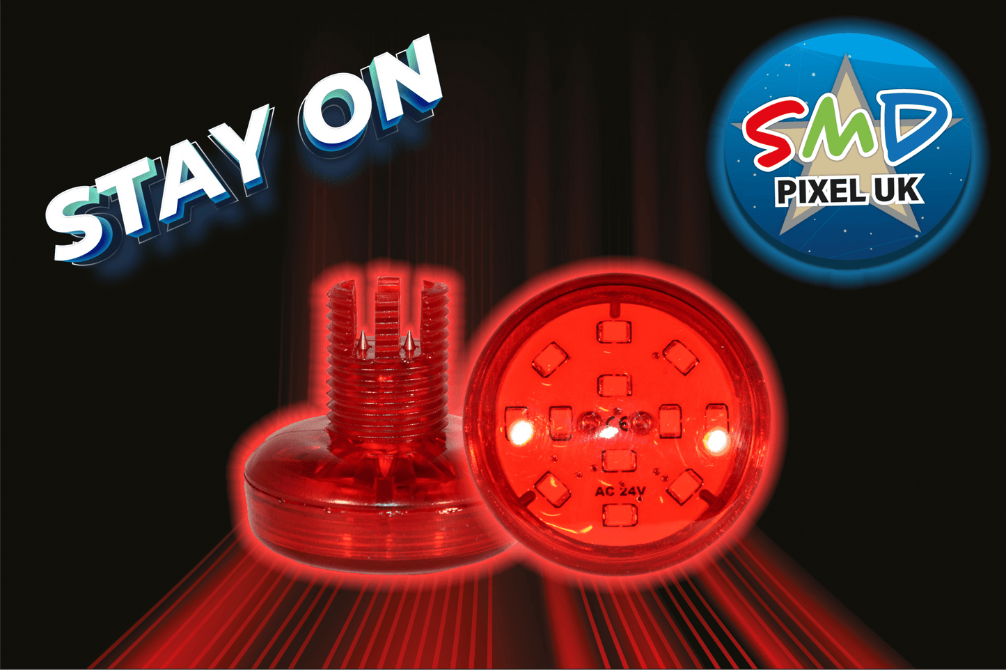 SMD LUX 360 L SINGLE COLOUR RED STAY ON - SMD Pixel UK LTD