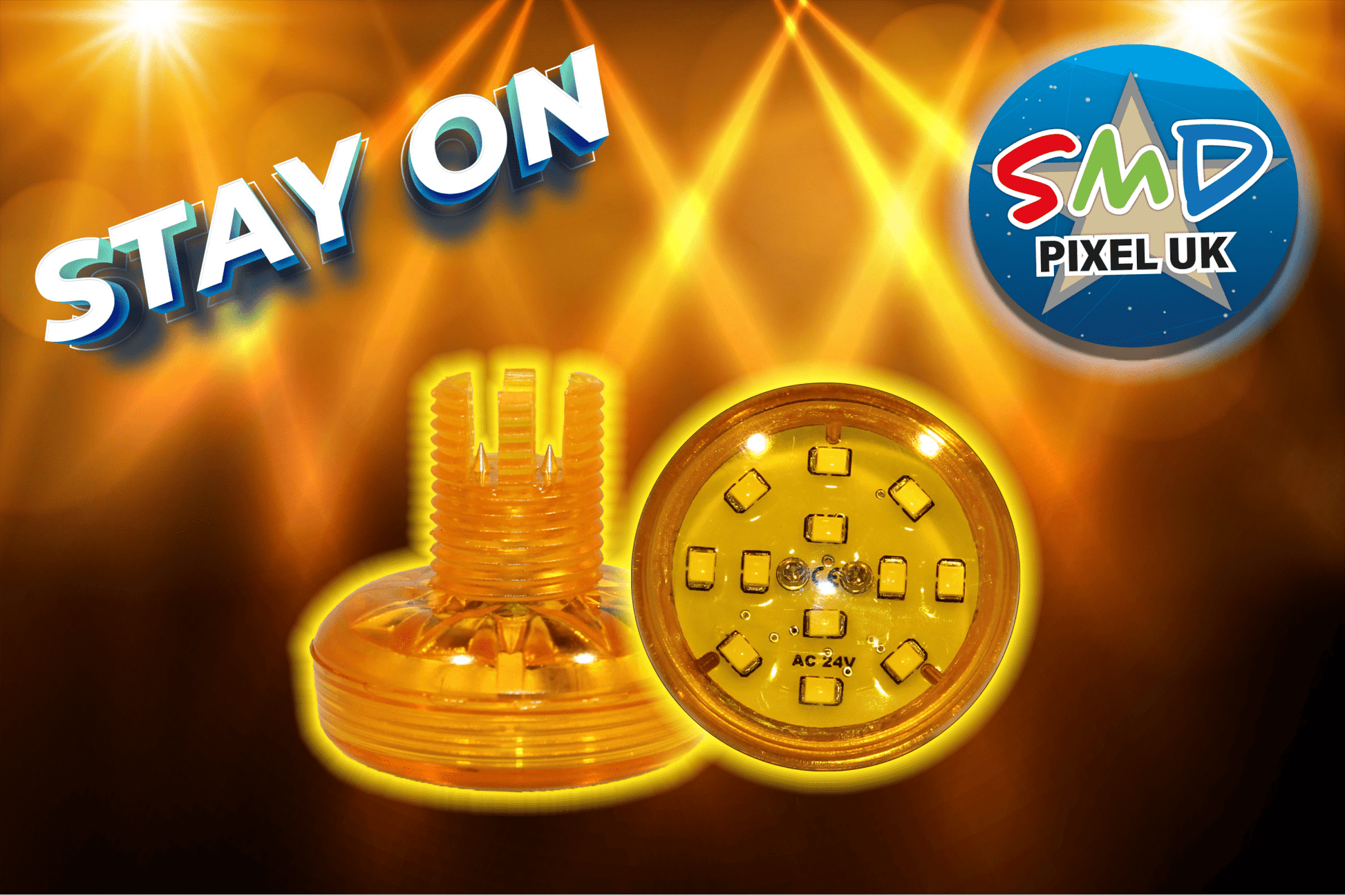 SMD LUX 360 L SINGLE COLOUR YELLOW STAY ON - SMD Pixel UK LTD